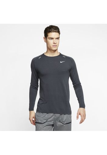 Maglia da running a manica lunga Nike TechKnit Ultra - Uomo - Nero