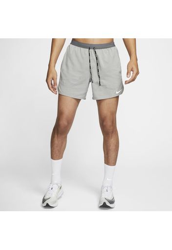 Shorts da running 13 cm con slip Nike Flex Stride - Uomo - Grigio