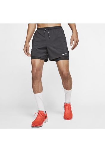 Shorts da running 2-in-1 13 cm ca. Nike Flex Stride - Uomo - Nero