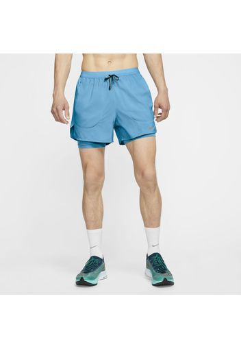 Shorts da running 2-in-1 13 cm ca. Nike Flex Stride - Uomo - Blu