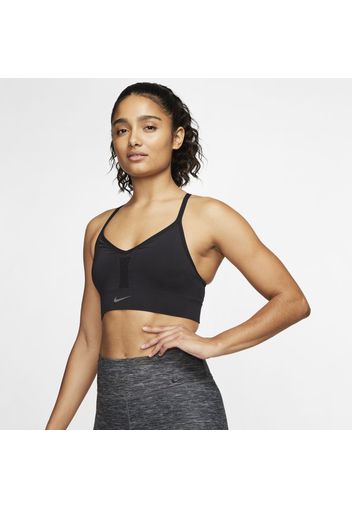 Bra a sostegno leggero senza cuciture Nike Indy - Donna - Nero