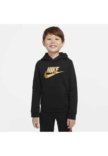 Felpa pullover con cappuccio Nike Sportswear Club Fleece - Ragazzi - Nero