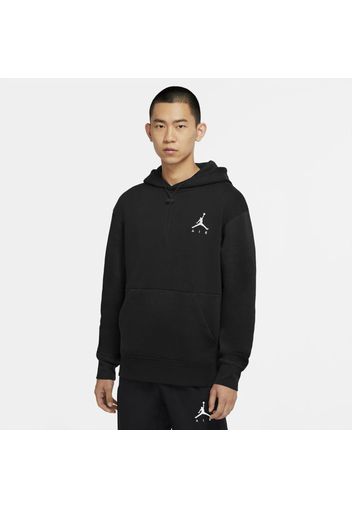 Felpa pullover in fleece con cappuccio Jordan Jumpman Air - Uomo - Nero