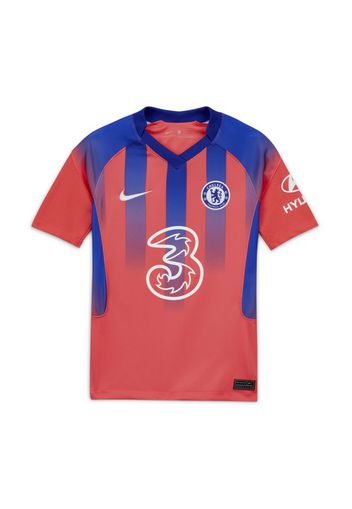 Maglia da calcio Chelsea FC 2020/21 Stadium per ragazzi - Terza - Red