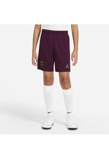 Shorts da calcio Paris Saint-Germain 2020/21 Stadium per ragazzi - Terza - Viola