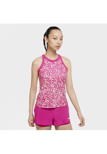 Canotta da tennis stampata NikeCourt Dri-FIT - Donna - Rosa