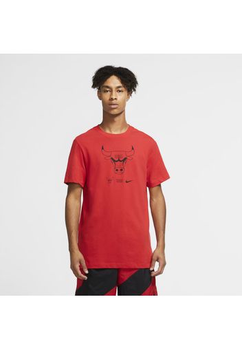 T-shirt Bulls Logo Nike Dri-FIT NBA - Uomo - Red