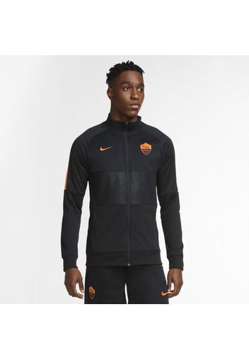 Track jacket da calcio A.S. Roma - Uomo - Nero