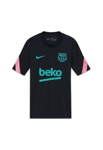 Maglia da calcio a manica corta FC Barcelona Strike - Ragazzi - Nero