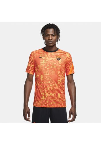 Maglia da calcio pre-partita a manica corta A.S. Roma - Uomo - Arancione