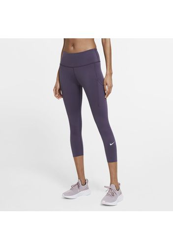 Leggings da running a lunghezza ridotta Nike Epic Luxe - Donna - Viola