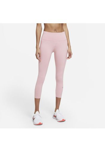 Leggings da running a lunghezza ridotta Nike Epic Luxe - Donna - Rosa