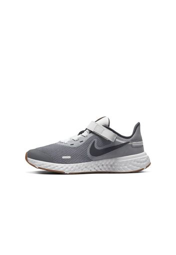 Scarpa da running Nike Revolution 5 FlyEase (larga) - Ragazzi - Grigio