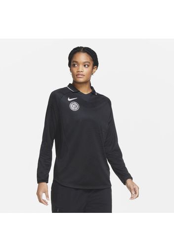 Maglia da calcio a manica lunga Nike F.C. - Donna - Nero