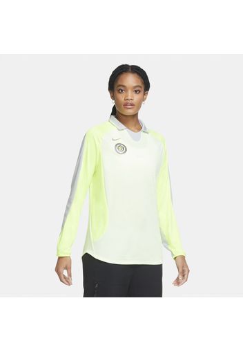 Maglia da calcio a manica lunga Nike F.C. - Donna - Verde