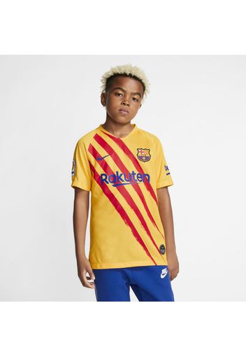 Maglia da calcio FC Barcelona Stadium Fourth - Ragazzi - Giallo