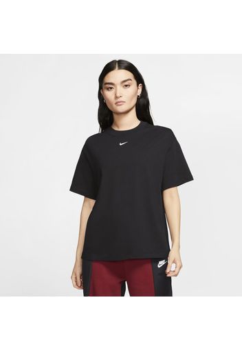 Top a manica corta Nike Sportswear Essentials - Donna - Nero