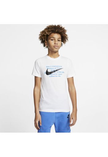 T-shirt Nike Sportswear - Ragazzi - Bianco