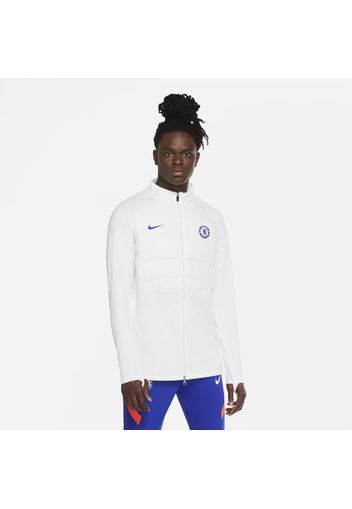 Giacca da calcio imbottita per allenamento Chelsea FC Strike Winter Warrior - Uomo - Bianco