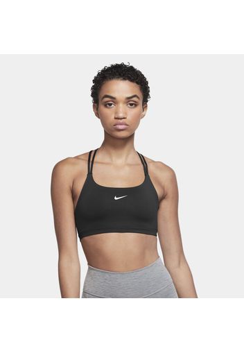 Bra non imbottito a sostegno leggero Nike Indy - Donna - Nero