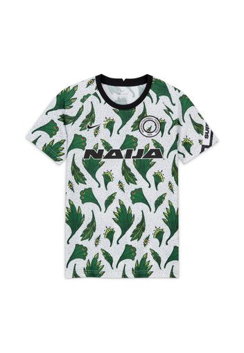 Maglia da calcio pre-partita a manica corta Nigeria - Ragazzi - Bianco