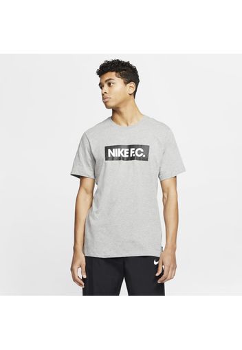 T-shirt da calcio Nike F.C. - Uomo - Grigio