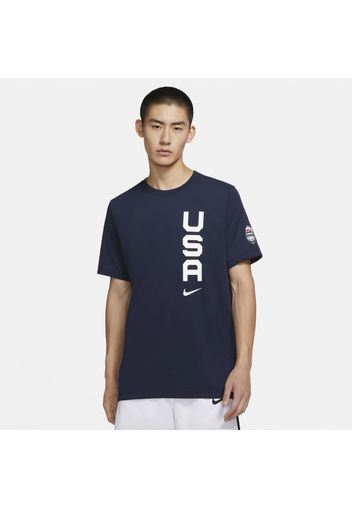 T-shirt da basket USAB Team Nike Dri-FIT - Uomo - Blu