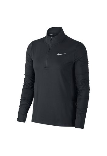 Top da running con zip a metà lunghezza Nike - Donna - Nero