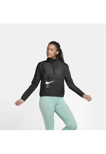 Giacca pullover da running Nike Swoosh Run - Donna - Nero