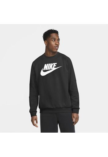 Maglia a girocollo in fleece Nike Sportswear - Uomo - Nero