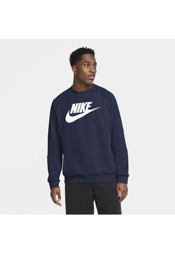 Maglia a girocollo in fleece Nike Sportswear - Uomo - Blu