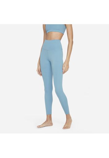 Leggings a 7/8 Nike Yoga - Donna - Blu