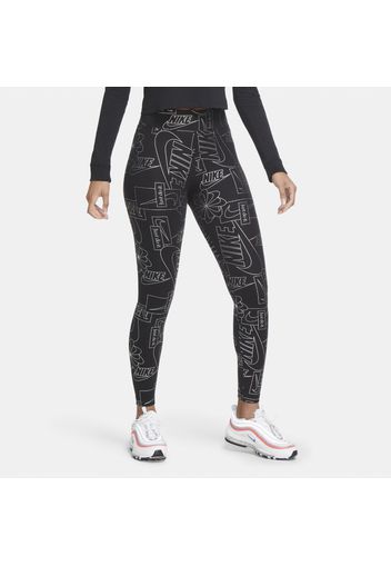 Leggings a vita alta Nike Sportswear Icon Clash - Donna - Nero