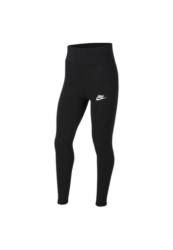 Leggings stampati a vita alta Nike Sportswear - Ragazza - Nero