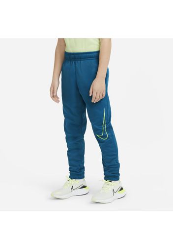 Pantaloni da training affusolati con grafica Nike Therma - Ragazzo - Verde