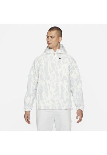 Anorak camo da golf Nike Repel - Uomo - Bianco