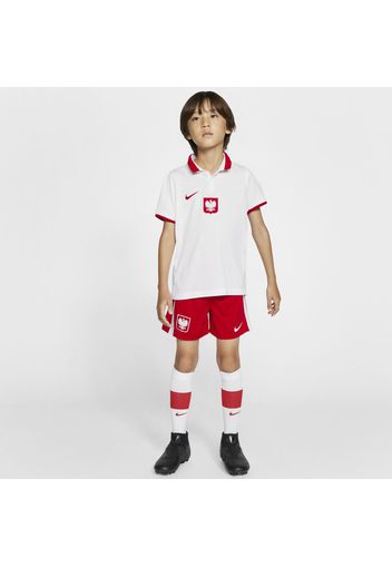 Divisa da calcio Polonia 2020 per bambini - Home - Bianco