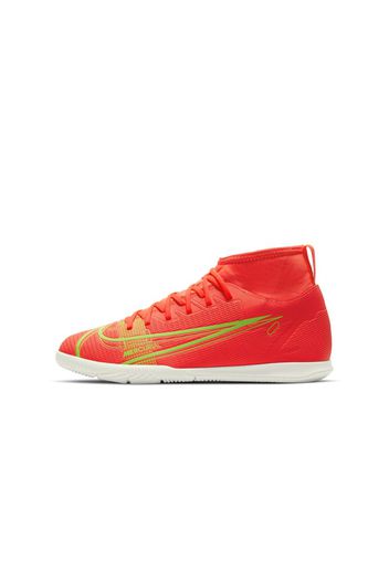 Scarpa da calcio per campi indoor/cemento Nike Jr. Mercurial Superfly 8 Club IC - Bambini/Ragazzi - Rosso