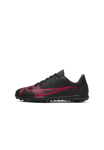 Scarpa da calcio per erba sintetica Nike Jr. Mercurial Vapor 14 Club TF - Bambini/Ragazzi - Nero