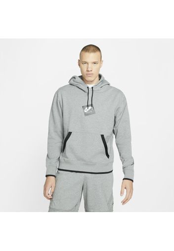 Felpa pullover in fleece con cappuccio e stampa Jordan Jumpman Classics - Uomo - Nero