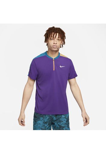 Polo da tennis NikeCourt Breathe Slam - Uomo - Viola