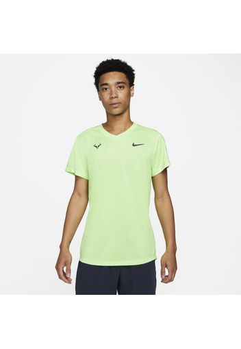 Maglia da tennis a manica corta Rafa Challenger - Uomo - Verde