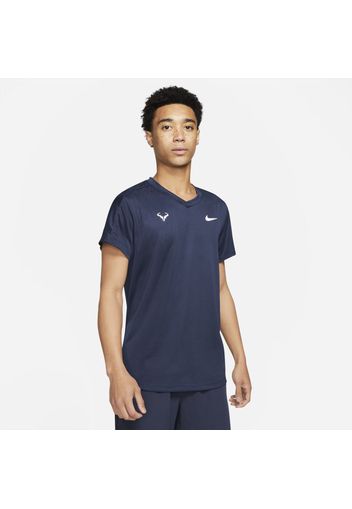 Maglia da tennis a manica corta Rafa Challenger - Uomo - Blu