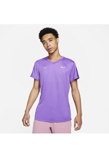 Maglia da tennis a manica corta Rafa Challenger - Uomo - Viola