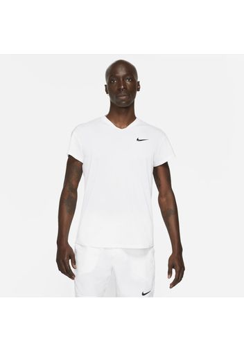 Maglia da tennis NikeCourt Breathe Slam - Uomo - Bianco