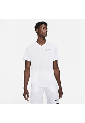 Maglia da tennis NikeCourt Dri-FIT Victory - Uomo - Bianco