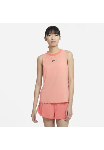 Canotta da tennis NikeCourt Advantage - Donna - Arancione