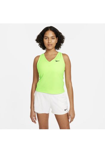 Canotta da tennis NikeCourt Victory - Donna - Verde