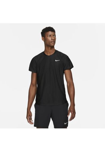 Maglia da tennis NikeCourt Dri-FIT Advantage - Uomo - Nero