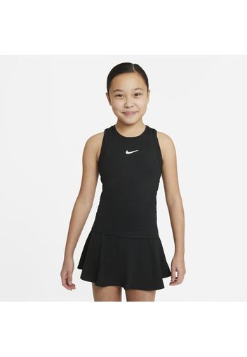 Canotta da tennis NikeCourt Dri-FIT Victory - Ragazza - Nero